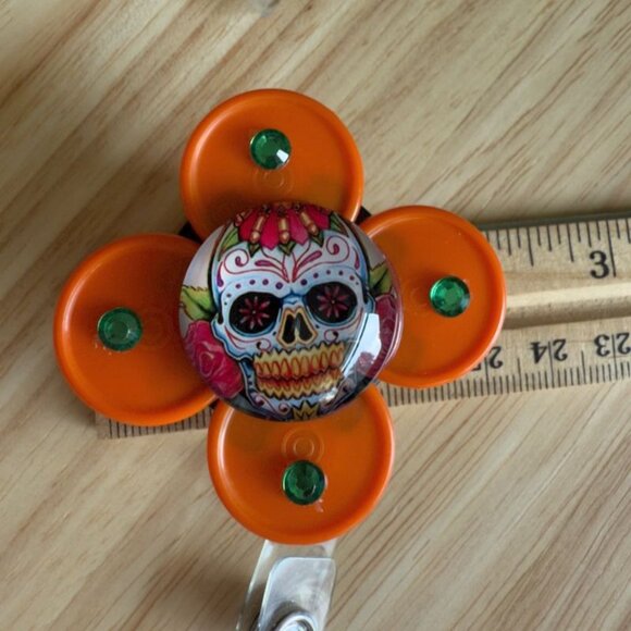 Vintage Horror Movie Badge Reel Set Saw Pennywise Sugar & Skull Designs Patches - Picture 10 of 10